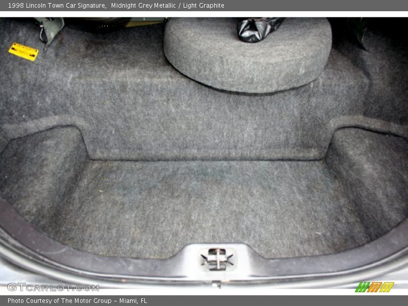 Midnight Grey Metallic / Light Graphite 1998 Lincoln Town Car Signature