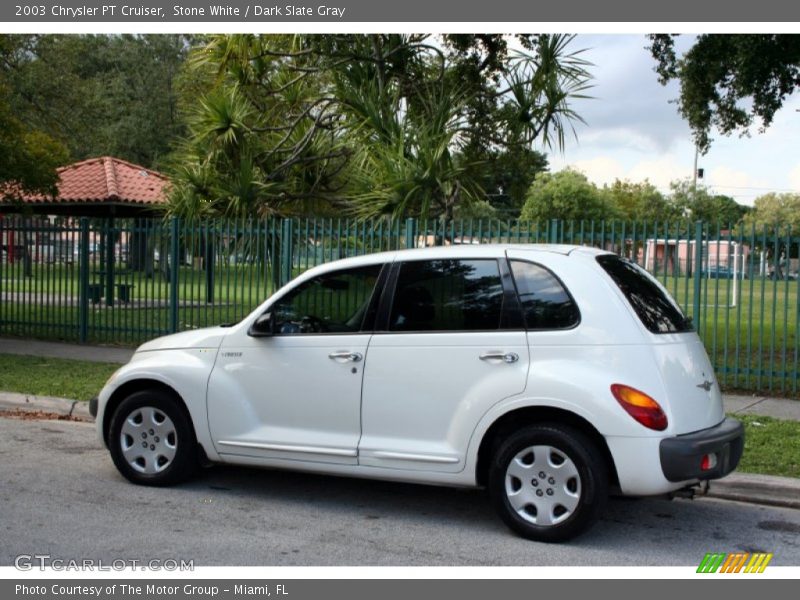 Stone White / Dark Slate Gray 2003 Chrysler PT Cruiser
