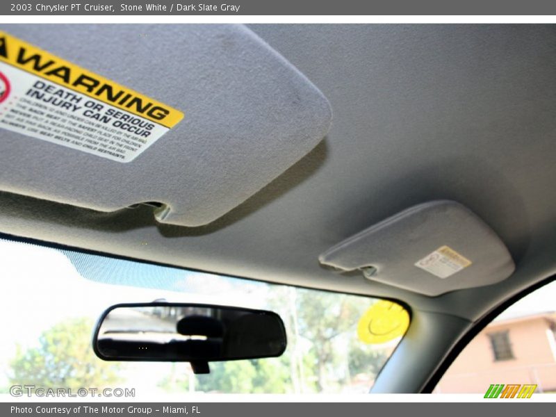 Stone White / Dark Slate Gray 2003 Chrysler PT Cruiser