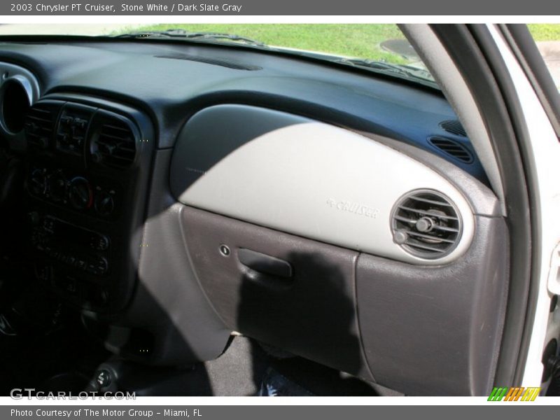 Stone White / Dark Slate Gray 2003 Chrysler PT Cruiser