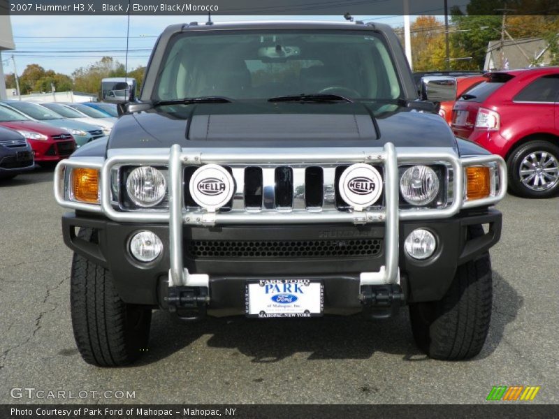 Black / Ebony Black/Morocco 2007 Hummer H3 X