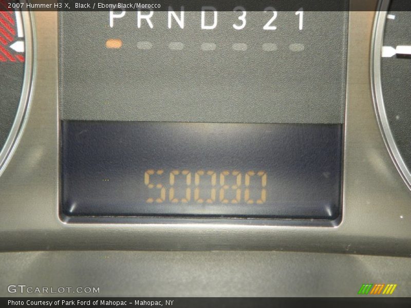 Black / Ebony Black/Morocco 2007 Hummer H3 X