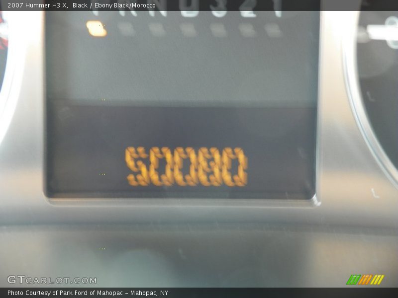 Black / Ebony Black/Morocco 2007 Hummer H3 X