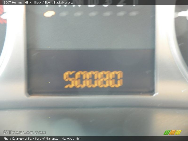 Black / Ebony Black/Morocco 2007 Hummer H3 X