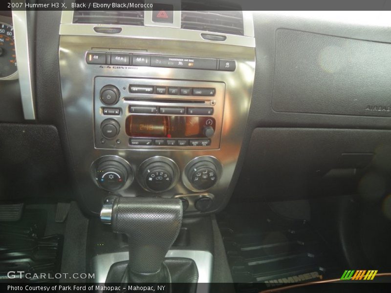 Black / Ebony Black/Morocco 2007 Hummer H3 X