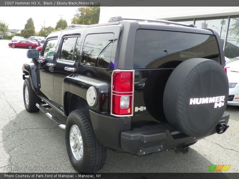 Black / Ebony Black/Morocco 2007 Hummer H3 X