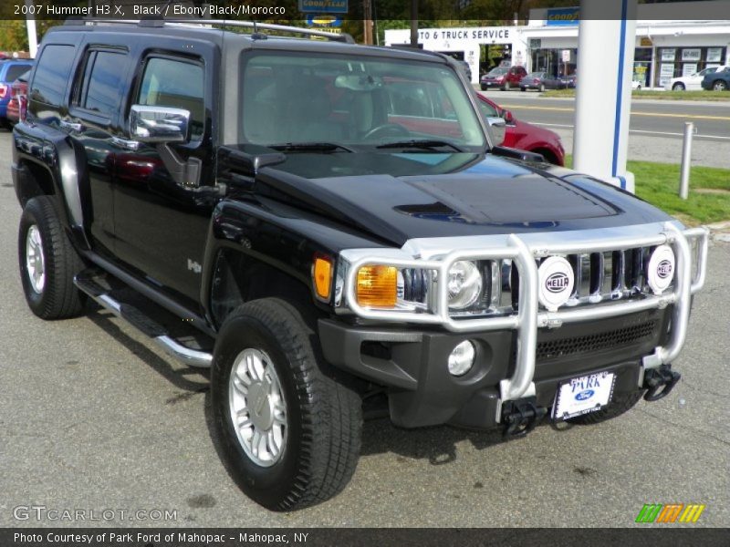 Black / Ebony Black/Morocco 2007 Hummer H3 X