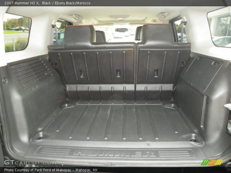 Black / Ebony Black/Morocco 2007 Hummer H3 X