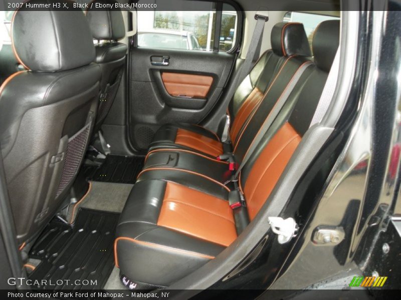  2007 H3 X Ebony Black/Morocco Interior