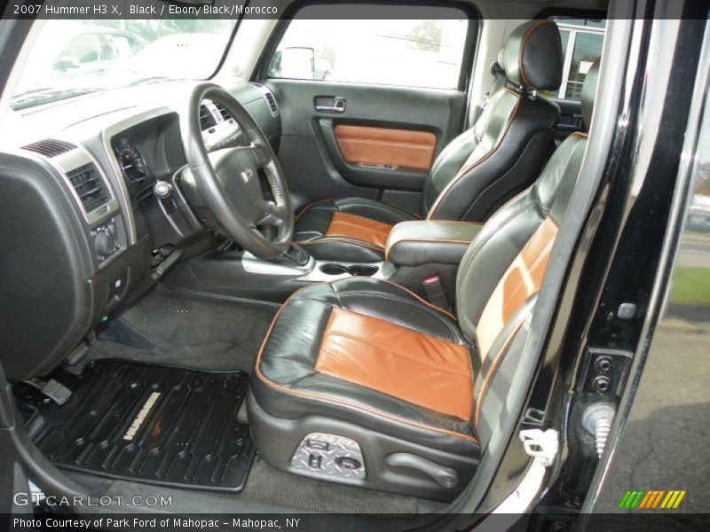  2007 H3 X Ebony Black/Morocco Interior
