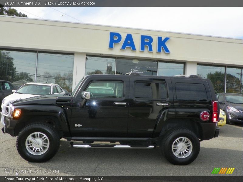 Black / Ebony Black/Morocco 2007 Hummer H3 X