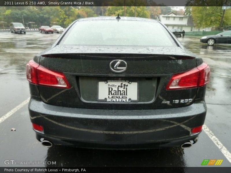 Smoky Granite Mica / Black 2011 Lexus IS 250 AWD