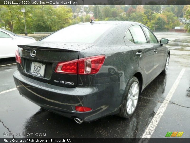 Smoky Granite Mica / Black 2011 Lexus IS 250 AWD