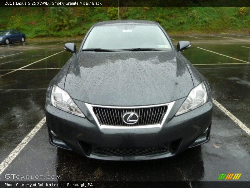 Smoky Granite Mica / Black 2011 Lexus IS 250 AWD
