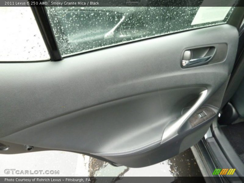 Smoky Granite Mica / Black 2011 Lexus IS 250 AWD