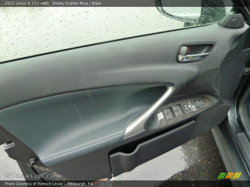 Smoky Granite Mica / Black 2011 Lexus IS 250 AWD
