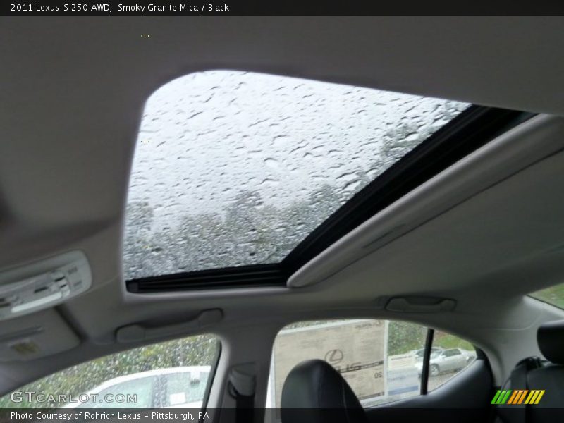 Smoky Granite Mica / Black 2011 Lexus IS 250 AWD