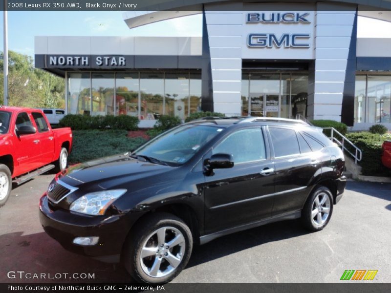 Black Onyx / Ivory 2008 Lexus RX 350 AWD