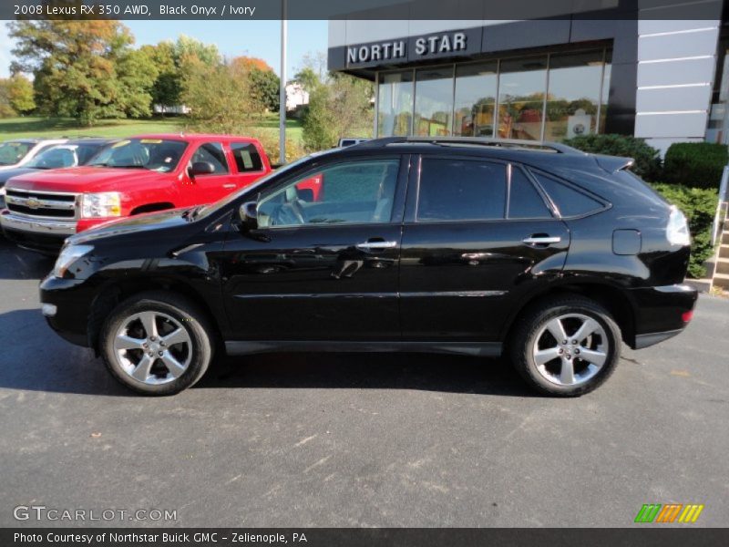 Black Onyx / Ivory 2008 Lexus RX 350 AWD