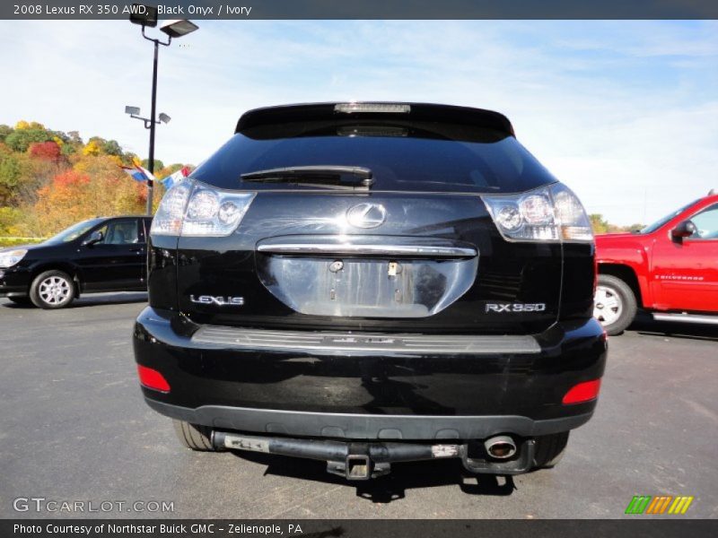 Black Onyx / Ivory 2008 Lexus RX 350 AWD