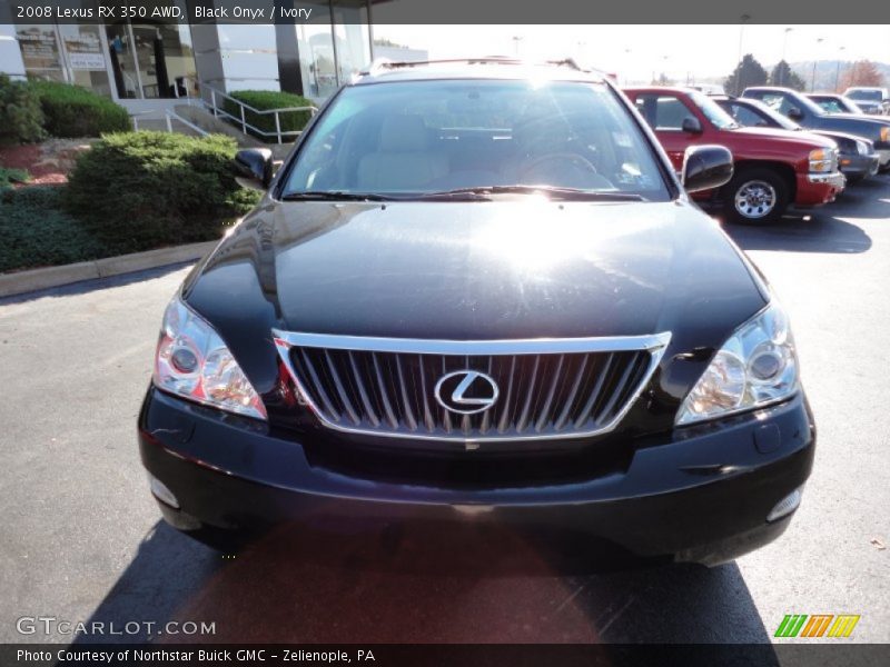 Black Onyx / Ivory 2008 Lexus RX 350 AWD