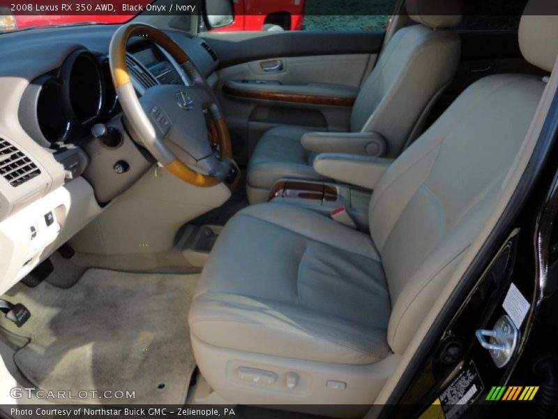Black Onyx / Ivory 2008 Lexus RX 350 AWD