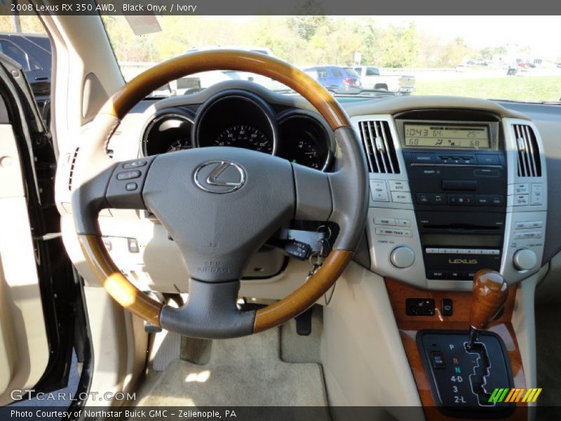 Black Onyx / Ivory 2008 Lexus RX 350 AWD