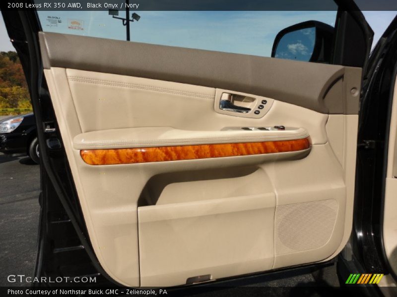 Black Onyx / Ivory 2008 Lexus RX 350 AWD