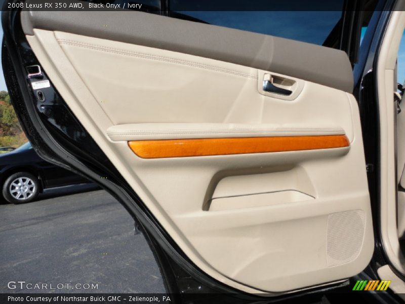 Black Onyx / Ivory 2008 Lexus RX 350 AWD