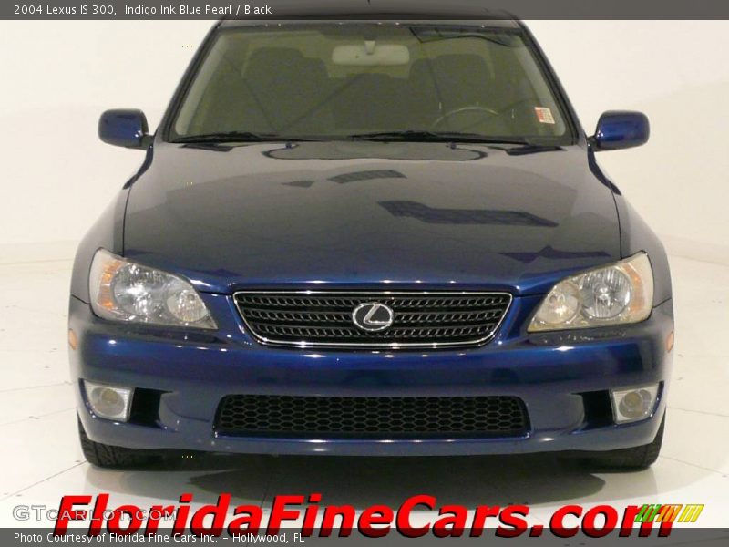 Indigo Ink Blue Pearl / Black 2004 Lexus IS 300