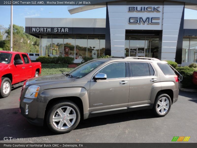 Mocha Steel Metallic / Jet Black 2012 GMC Terrain SLE AWD
