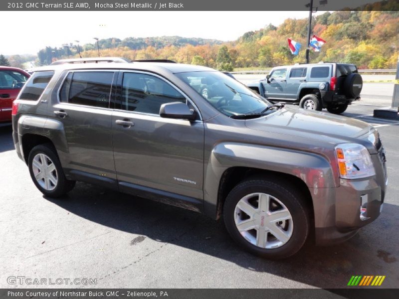 Mocha Steel Metallic / Jet Black 2012 GMC Terrain SLE AWD