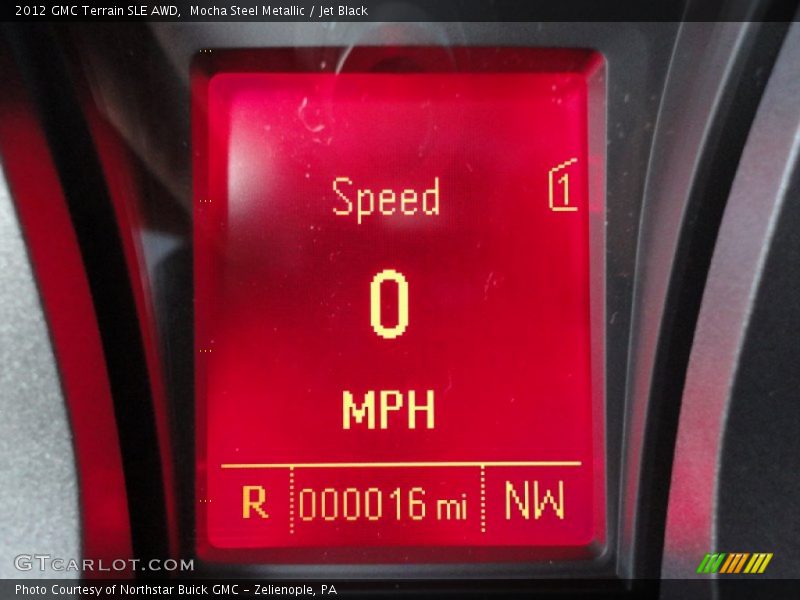 Mocha Steel Metallic / Jet Black 2012 GMC Terrain SLE AWD