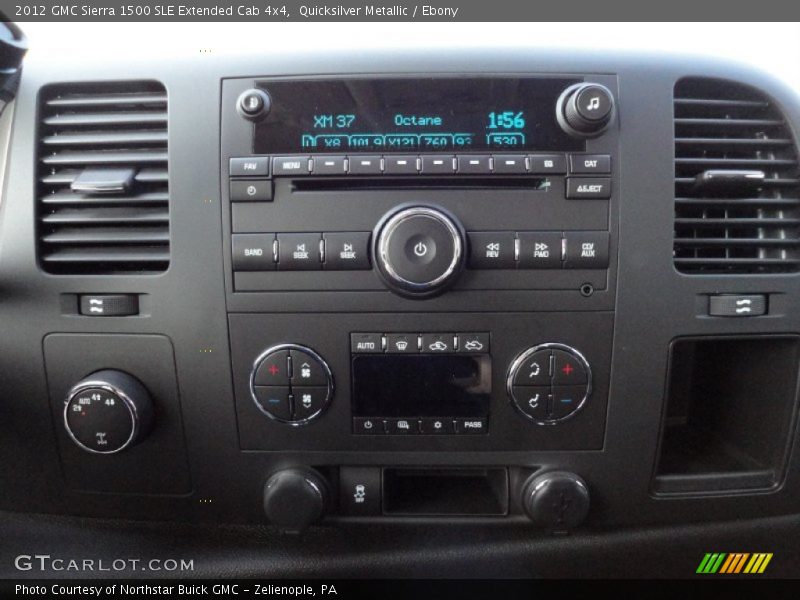Controls of 2012 Sierra 1500 SLE Extended Cab 4x4