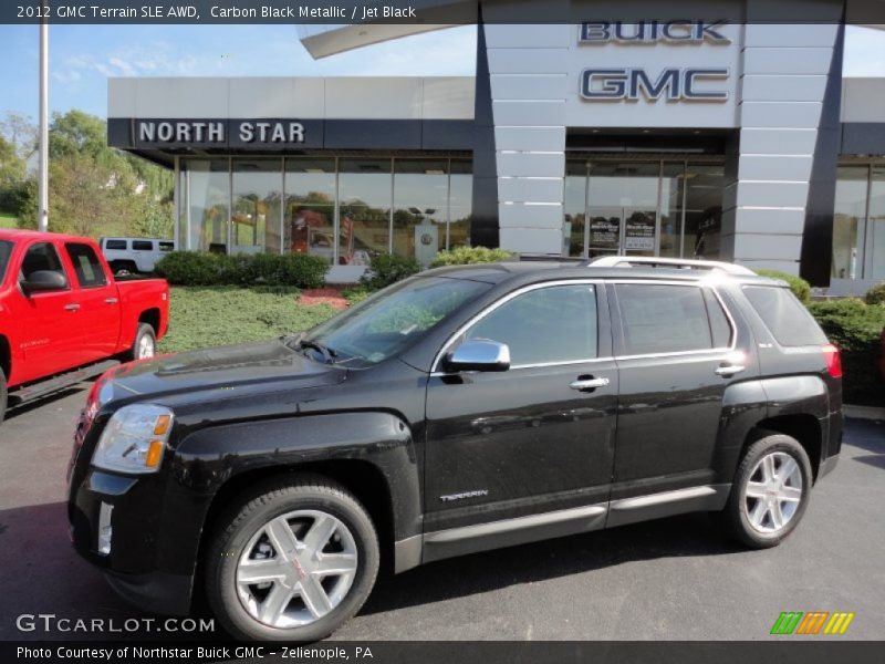 Carbon Black Metallic / Jet Black 2012 GMC Terrain SLE AWD
