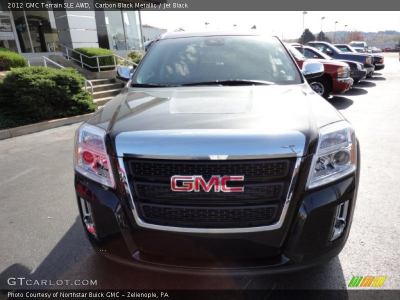Carbon Black Metallic / Jet Black 2012 GMC Terrain SLE AWD