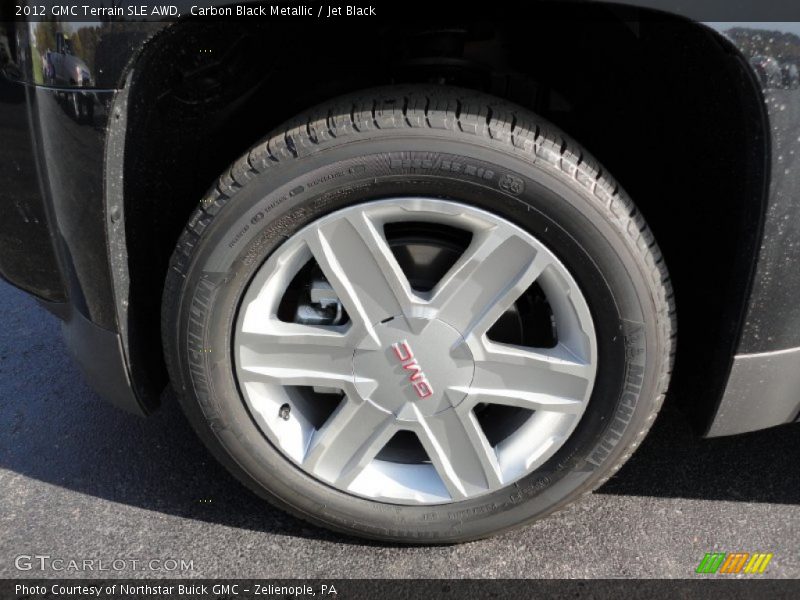 Carbon Black Metallic / Jet Black 2012 GMC Terrain SLE AWD