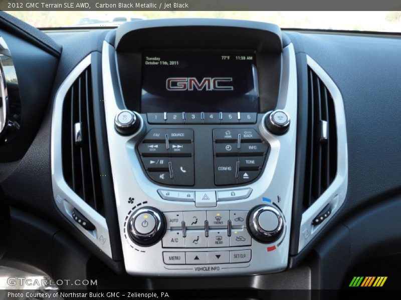 Carbon Black Metallic / Jet Black 2012 GMC Terrain SLE AWD