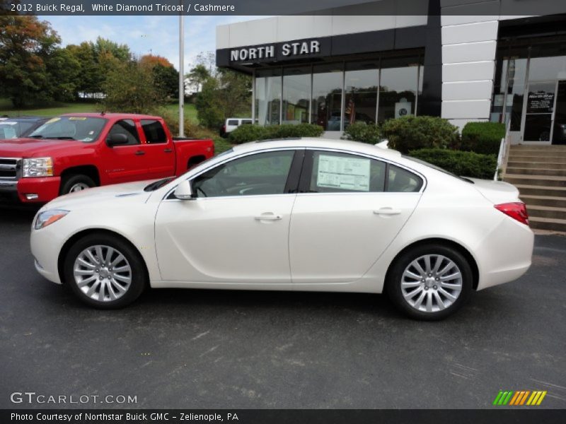 White Diamond Tricoat / Cashmere 2012 Buick Regal