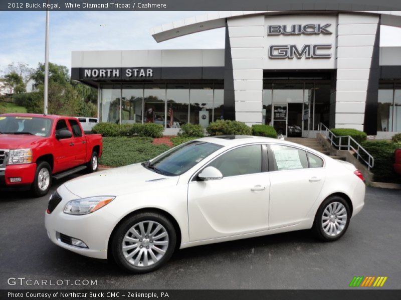 White Diamond Tricoat / Cashmere 2012 Buick Regal
