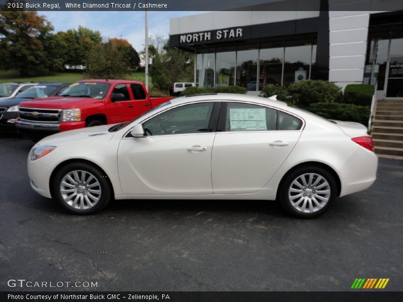 White Diamond Tricoat / Cashmere 2012 Buick Regal
