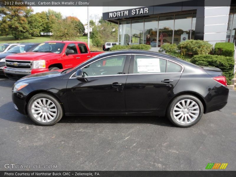 Carbon Black Metallic / Ebony 2012 Buick Regal