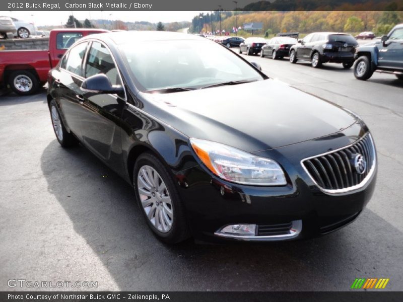 Carbon Black Metallic / Ebony 2012 Buick Regal