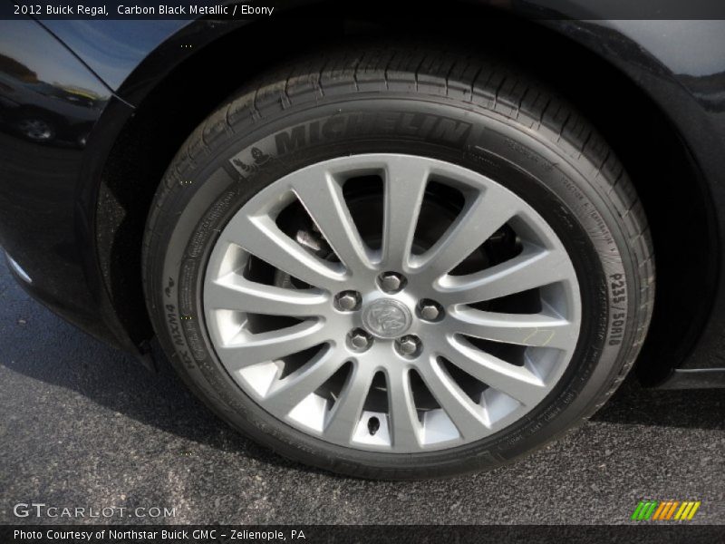 Carbon Black Metallic / Ebony 2012 Buick Regal