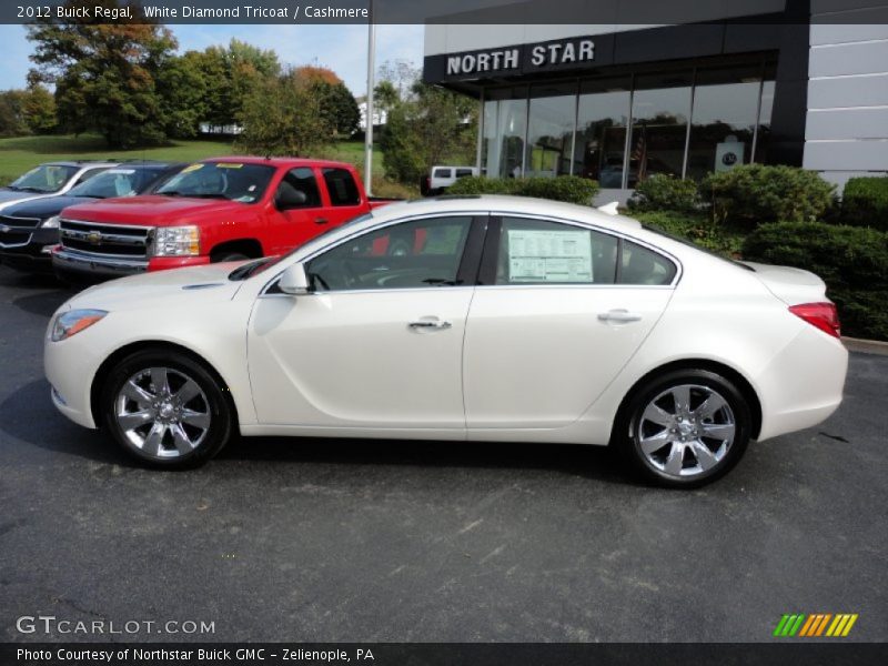 White Diamond Tricoat / Cashmere 2012 Buick Regal