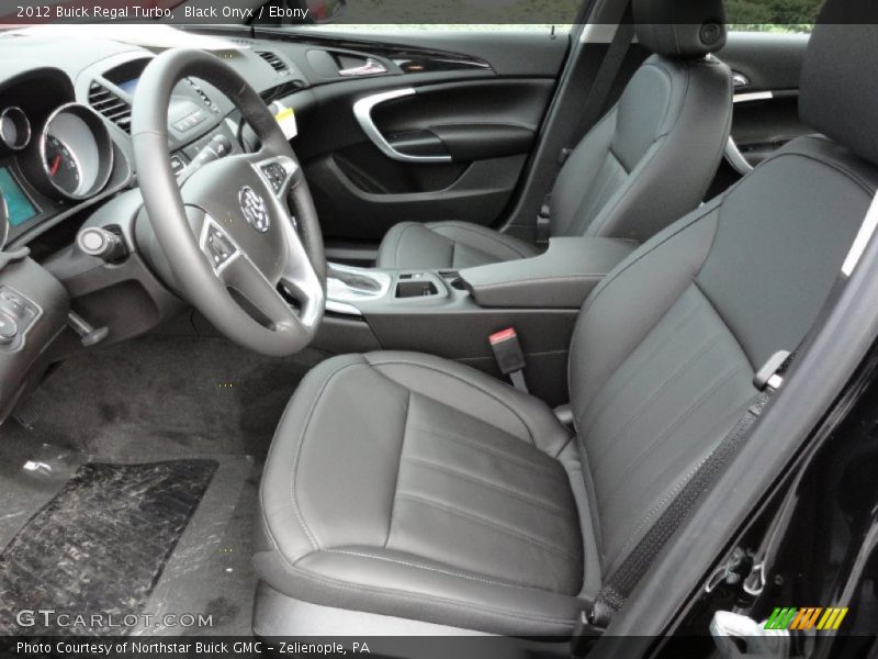  2012 Regal Turbo Ebony Interior