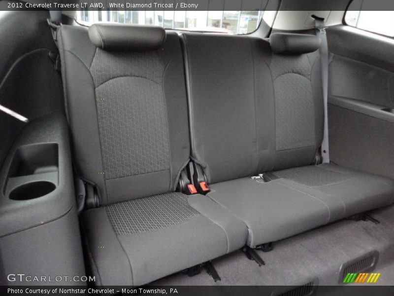 White Diamond Tricoat / Ebony 2012 Chevrolet Traverse LT AWD