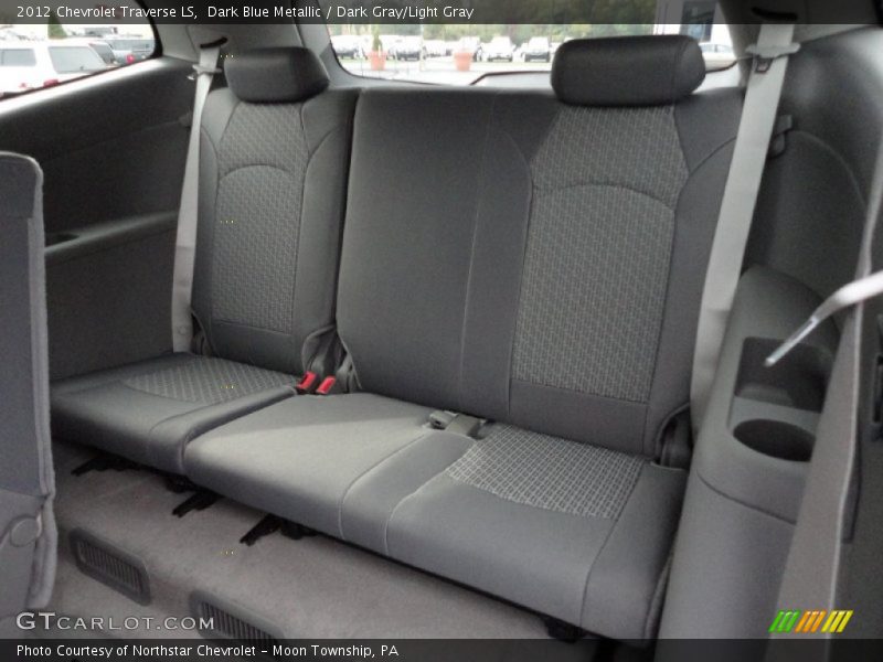 Dark Blue Metallic / Dark Gray/Light Gray 2012 Chevrolet Traverse LS