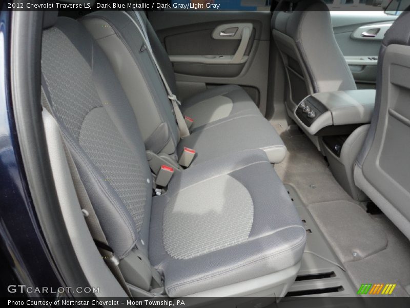 Dark Blue Metallic / Dark Gray/Light Gray 2012 Chevrolet Traverse LS