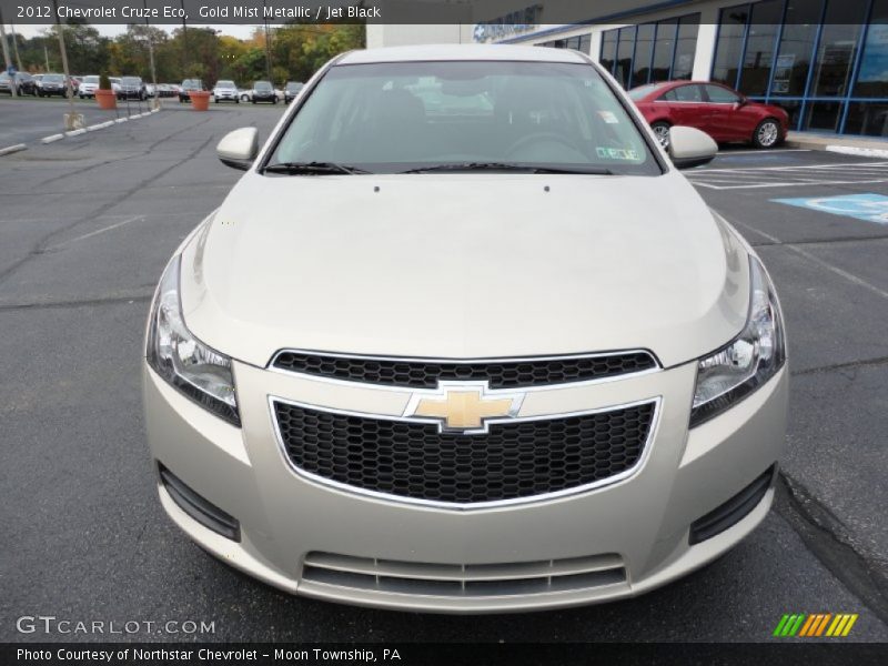 Gold Mist Metallic / Jet Black 2012 Chevrolet Cruze Eco